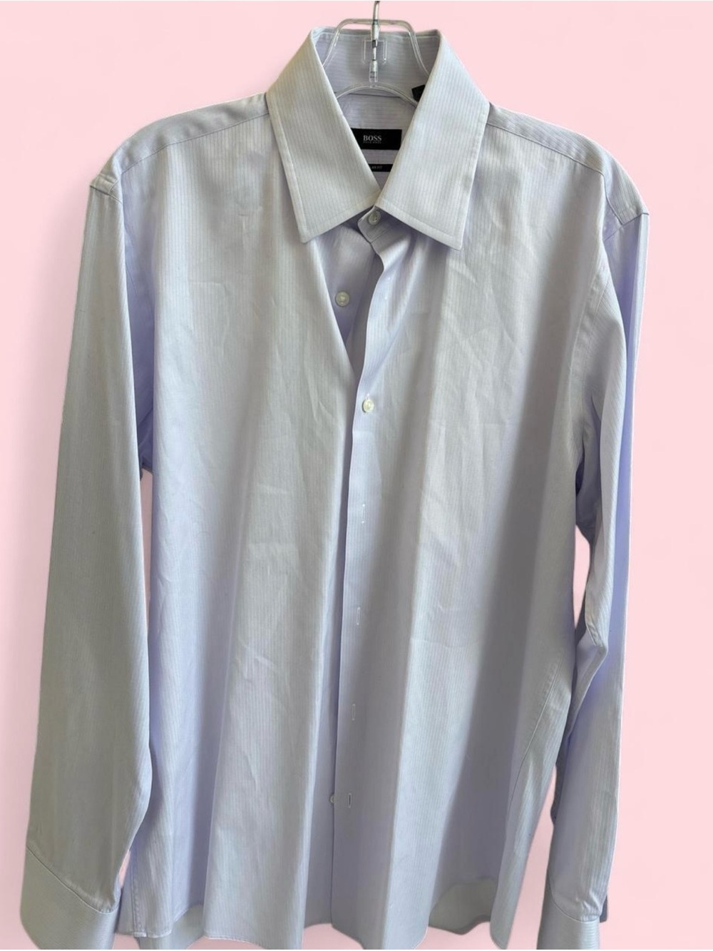 Hugo Boss Light Blue Long-Sleeve Button-Down Shirt
